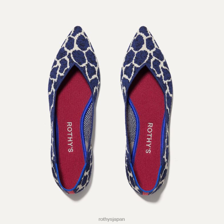 Rothy's ポイント 女性 インディゴキリン 2XLLJ18 靴