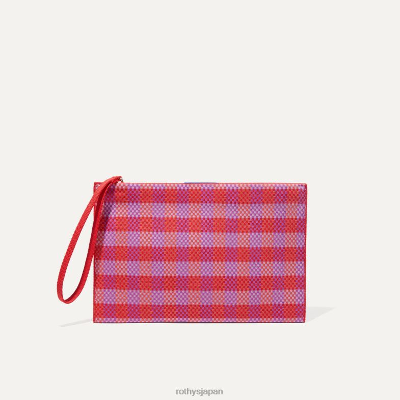 Rothy's リストレット 女性 チェリーギンガムチェック 2XLLJ232 バッグ