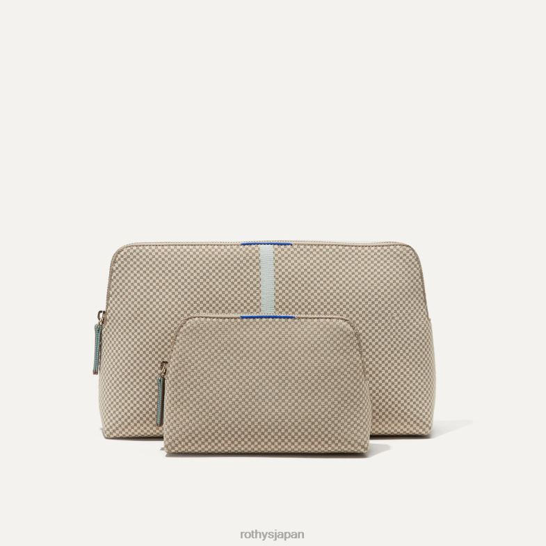 Rothy's バニティセット 女性 沿岸ミニチェック 2XLLJ244 バッグ