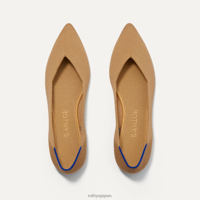 Rothy's ポイント 女性 キャメル 2XLLJ25 靴