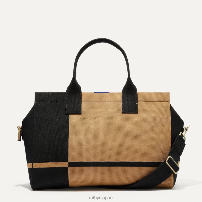 Rothy's 一夜漬け 女性 キャメルとブラック 2XLLJ264 バッグ