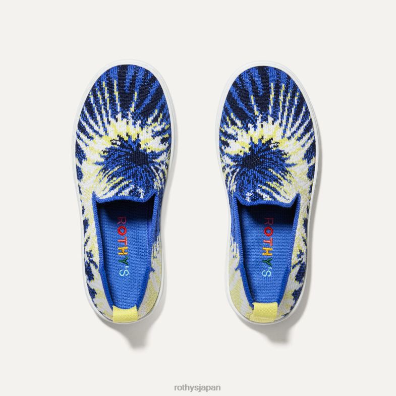 Rothy's スニーカー 子供 ブルーバースト 2XLLJ320 靴