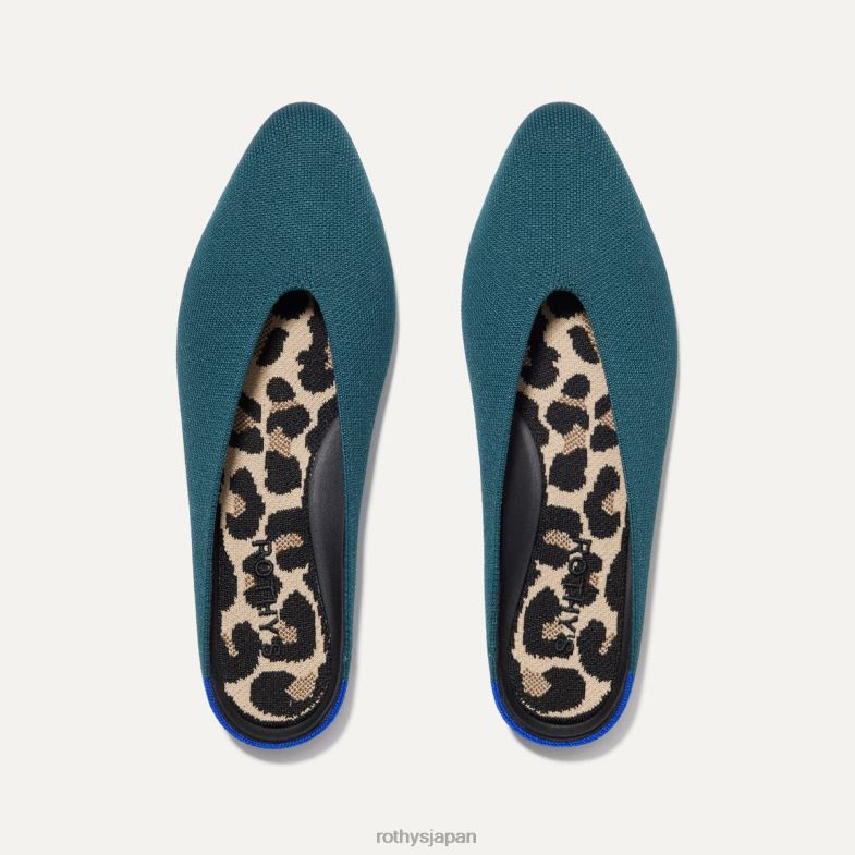 Rothy's アーモンドデミ 女性 深いエメラルド 2XLLJ91 靴